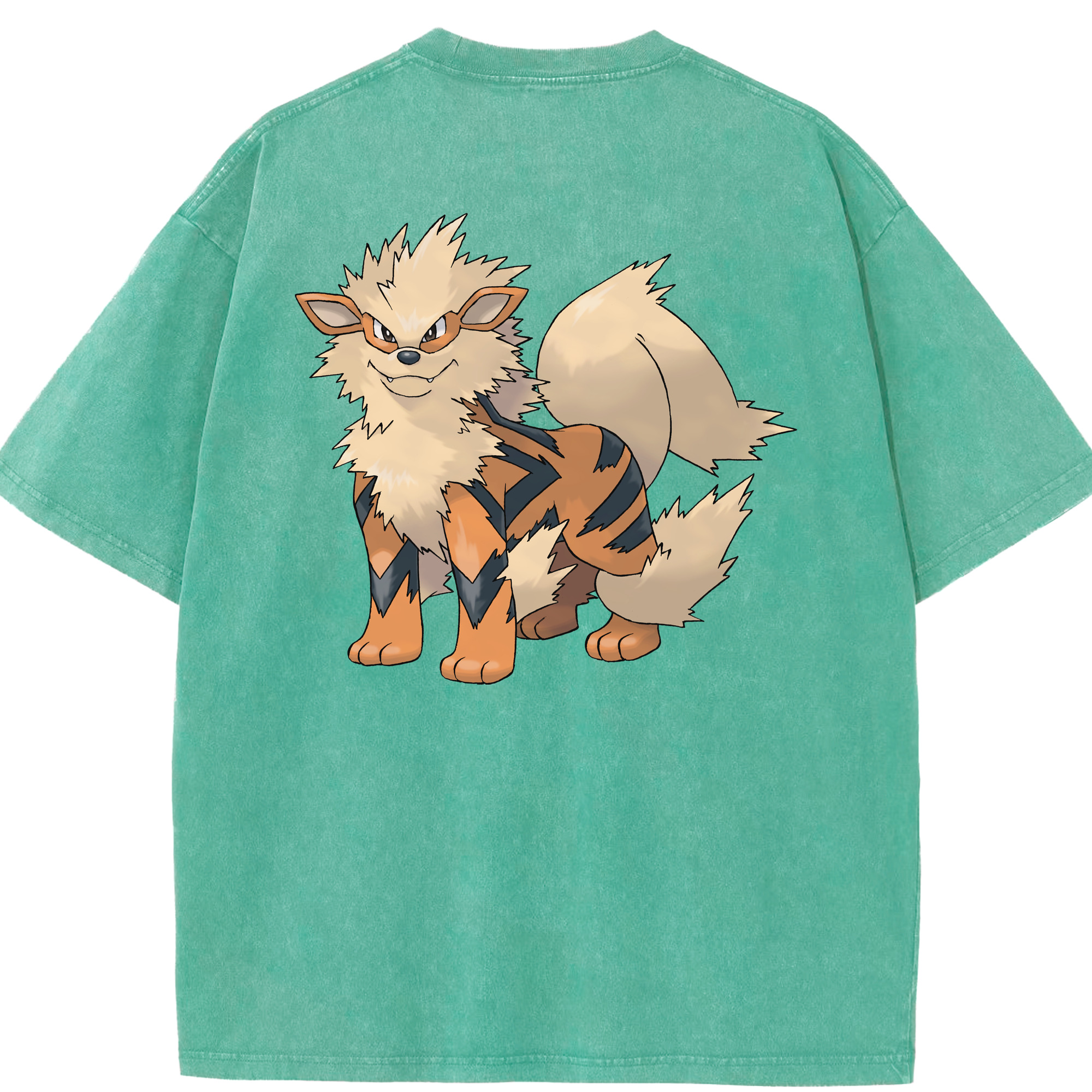 （画像用） ポケットモンスター Pokémon 綿100% ヴィンテージ風 半袖Tシャツ（背面プリント）